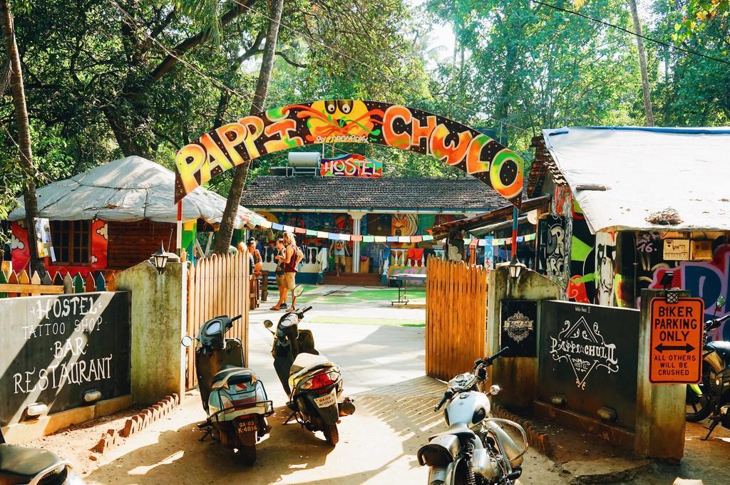 Pappi Chulo Vagator Hostel Exterior foto
